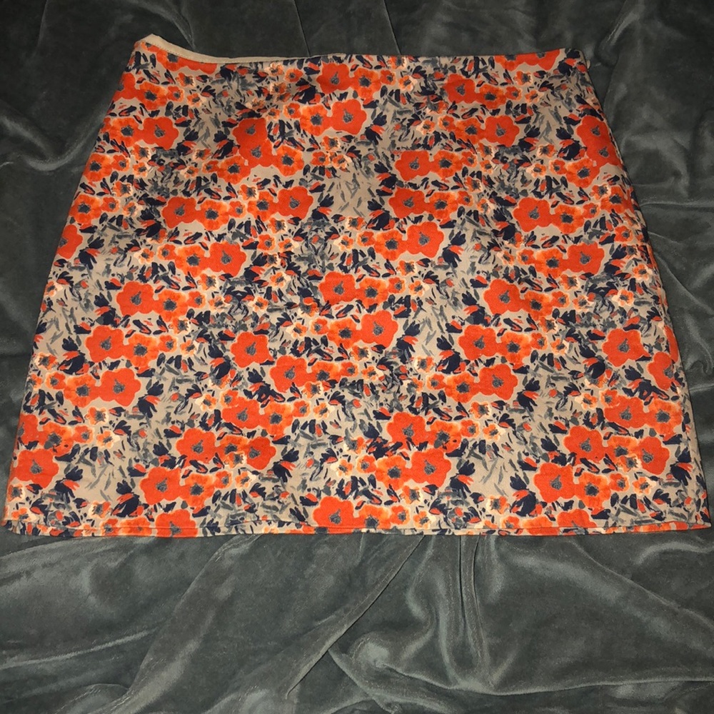 Club Monaco Floral Mini Skirt
